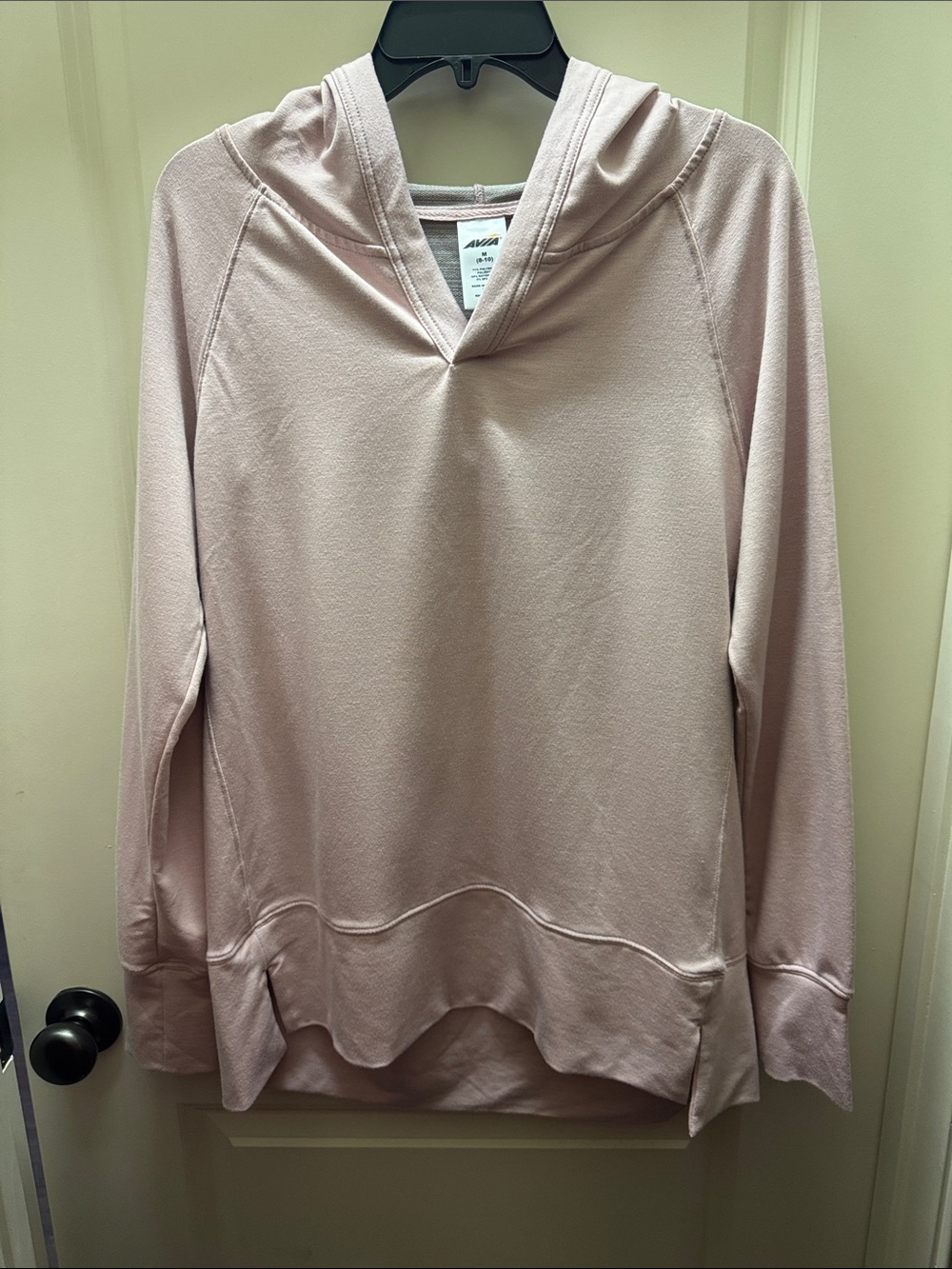 Avia Light Pink Hooded Pullover Sweatshirt